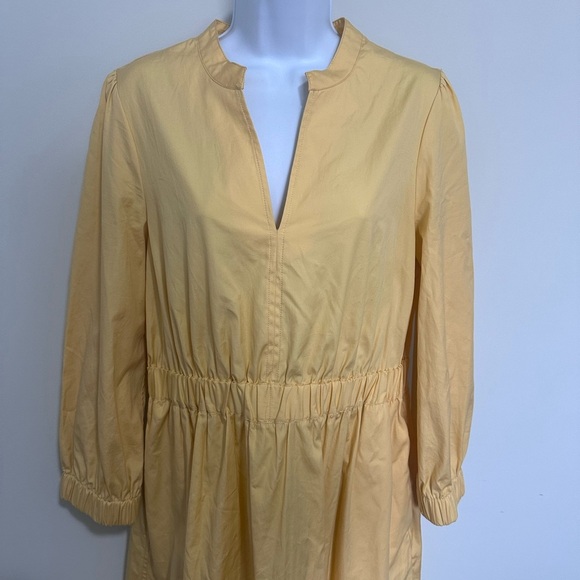 J.Crew Cinched-waist cotton poplin midi dress - Picture 7 of 11